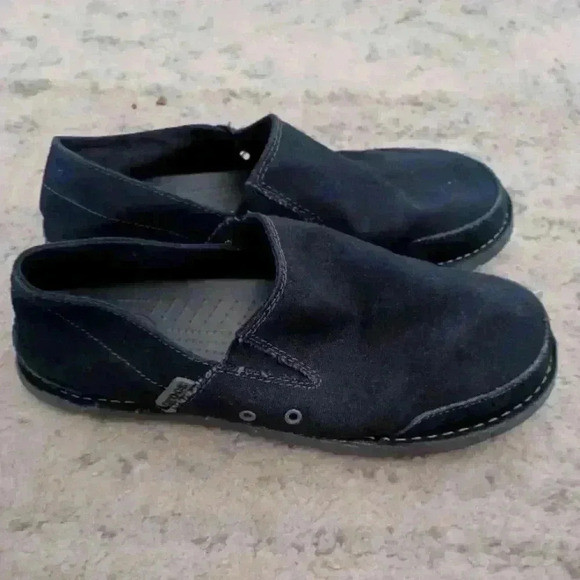 Crocs Mens Black Cabo Canvas Slip on Lightweight Casual Loafer  8 main image 14